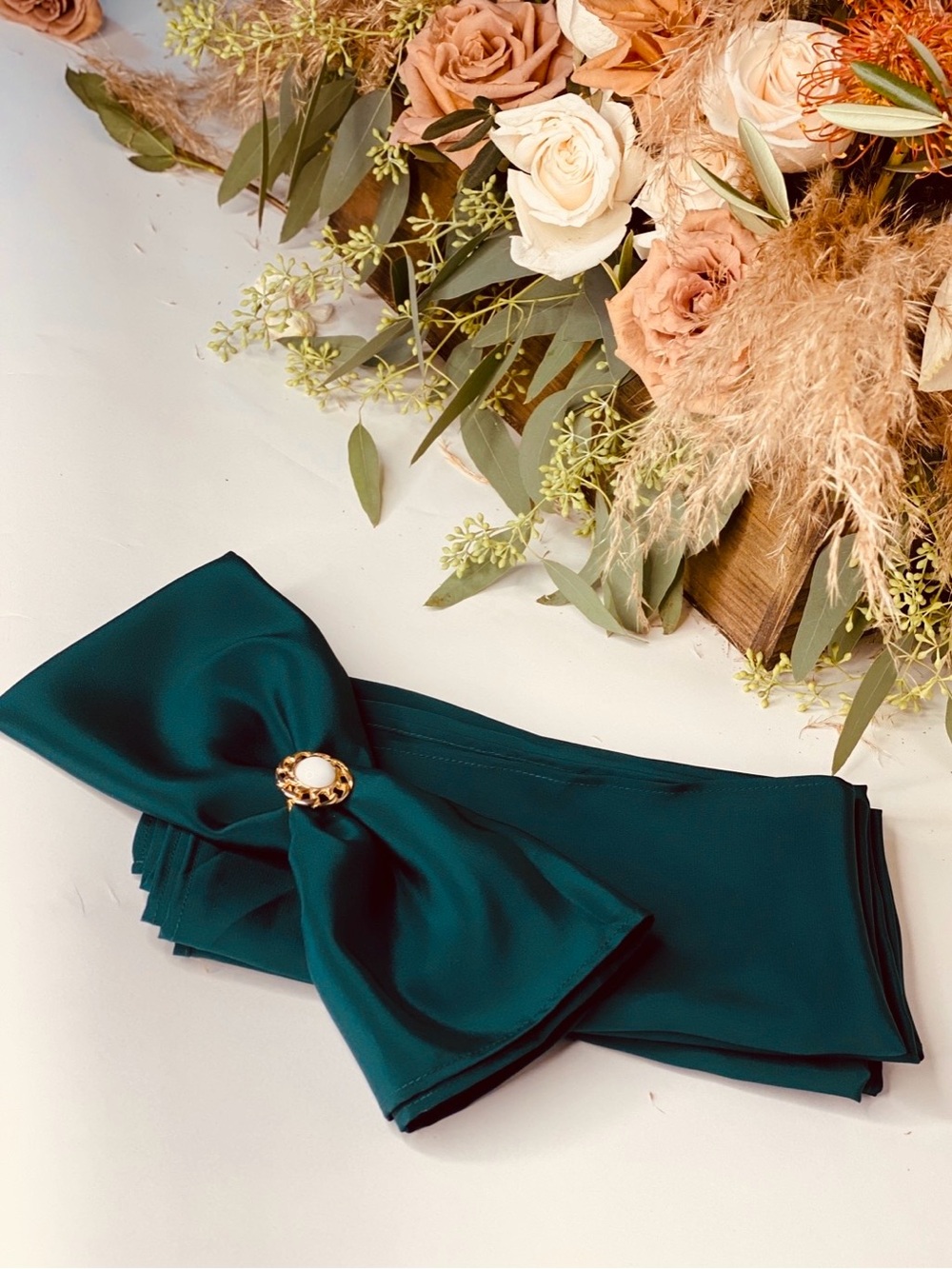 NWT SILKLETTE Wedding Bundle 4 pcs. Emerald Green 100% Fine Silk Pocket Square